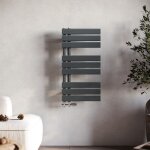 Radiateur s�che - serviettes s�che serviettes 760x500mm anthracite s�che - serviettes eau chaude vertical ...