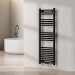 [neu. haus] - radiateur sche - serviettes voss acier 120 x 40 cm noir