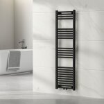 [neu. haus] - radiateur sche - serviettes voss acier 140 x 40 cm noir