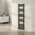 [neu. haus] - radiateur sche - serviettes voss acier 160 x 40 cm noir