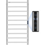 Radiateur seche - serviettes electrique 10 barres, porte - serviettes chauffant mural, chauffe - serviettes ...