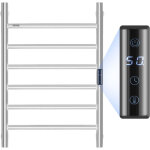 Radiateur seche - serviettes electrique 6 barres, porte - serviettes chauffant mural, chauffe - serviettes ...