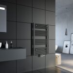 Sonni - radiateur sche - serviettes salle de bains raccord central radiateur sche - serviettes anthracite ...