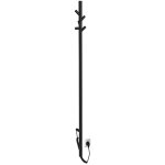Sapho - radiateur de serviette électrique pasador, rond, 150x1500 mm, 30 w, noir mat Sapho - radiateur de serviette électrique pasador, rond, 150x1500 mm, 30 w, noir mat