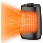 Radiateur soufflant en c�ramique silencieux et �conome en �nergie de 1 200 w, mode de chauffage en 3 ...