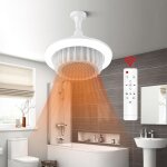 Radiateur soufflant  clairage led e27, chauffage d'appoint 600 w 220 v, radiateur soufflant e27, adapt ...