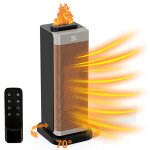 Radiateur soufflant lectrique salon 2000w effet de flamme fonction d?humidificateur ventilateur de chauffage ...