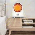 Radiateur soufflant �lectrique silencieux et �conomique, radiateur soufflant mobile, 400 w, protection ...