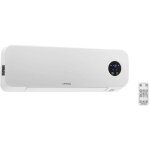 Radiateur soufflant mural cramique 10 / 49 c 1000 / 2000 watts tlcommande extra fin acier cramique ...