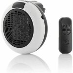 Radiateur soufflant mural electrique - chauffage prise murale avec thermostat et minuterie - chauffage ...