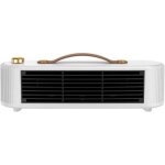 Radiateur soufflant portable en c�ramique 800 w, thermostat de salle de bain, protection contre la surchauffe, ...
