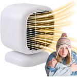 Radiateur soufflant portatif avec minuterie, radiateur basse consommation, chauffage �lectrique rapide, ...
