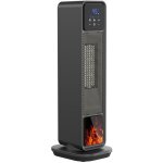 Radiateur soufflant t�l�command� + tactile 2200 w, r�gulation intelligente de la temp�rature de 15 � ...
