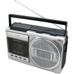 Radio - cassette r�tro soundmaster rr20si, fm, bluetooth, usb, argent