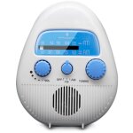 Radio de douche, radio de douche portable am / fm, radio de douche suspendue tanche, volume rglable, ...