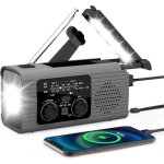 Radio dynamo1 solaire portable, radio a pile avec manivelle, lampe dynamo1 survie, kit de survie complet, ...