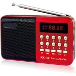 Jamais utilis]radio fm numrique multifonction, haut - parleur multimdia, lecteur de musique mp3, support ...