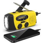 Radio m�t�o solaire d'urgence, kit anti - sismique, manivelle, auto - aliment�e, am / fm / wb, radio ...