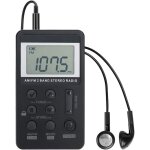 Radio de poche am / fm personnelle, robot vr portable, mini baladeur numrique avec batterie rechargeable, ...
