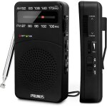 Radio portable, j - 166 am(mw) / fm petite radio a pile, mini radio de poche avec excellente r�ception, ...