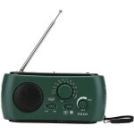 Radio portable solaire, solaire main manivelle wind up radio led lampe de poche, portable cam d'urgence ...