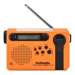 Radio portable d'urgence hanrongda, solaire et à manivelle, pour usage domestique et extérieur. avec ... Radio portable d'urgence hanrongda, solaire et à manivelle, pour usage domestique et extérieur. avec ...