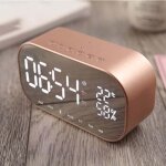 Radio r�veil bluetooth haut - parleur fm avec thermom�tre et fonction d'appels mains libres