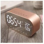 Radio réveil bluetooth haut - parleur fm avec thermomètre et fonction d'appels mains libres (sku produit ... Radio réveil bluetooth haut - parleur fm avec thermomètre et fonction d'appels mains libres (sku produit ...