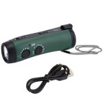 Radio d'urgence lampe de poche led radio d'urgence manivelle solaire lampe de poche portable