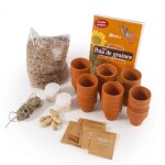 Radis et capucine - kit d'activit� : je fabrique mes pots de graines pour les oiseaux