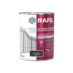 Rafil peinture pour portails et cltures noir profond mat 0, 9 l