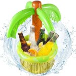 Rafra�chisseur gonflable en forme de palmier. porte - gobelet gonflable pour bar de piscine. porte - ...