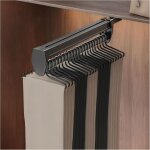 Rail coulissant pour armoires 20 - 40', porte - pantalons coulissant avec amortissement silencieux pour ...
