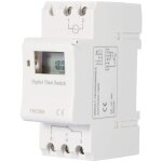 Rail, électronique, thc 15a, 220 v, minuterie numérique, minuterie programmable pour lampes au néon Rail, électronique, thc 15a, 220 v, minuterie numérique, minuterie programmable pour lampes au néon