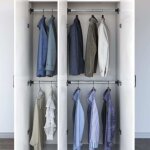 Rails de garde - robe tlescopiques 4 pcs argent 58 - 100 cm