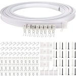 Rail de plafond pliable 5m rideau courbe syst�me montage fen�tre flexible diviseur espace