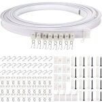 Rail de plafond pliable rail de rideau incurv� montage de rideau de plafond flexible rail de fen�tres ...