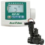 Rain bird - kit de programmateur d'irrigation esp - 9v 1 station (batterie) avec vanne offre exclusive ...