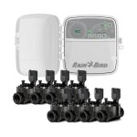 Rain bird - programmateur d'arrosage automatique wifi rc2 8 zones intrieur 8 electrovannes 100 hv 24v ...