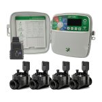 Rain bird - programmateur d'arrosage extrieur wi - fi 4 zones esp - tm2 arrosage automatique du jardin ...