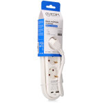 Rallonge avec 3 prises 2p + t schuko, avec interrupteur, 2 usb a + c, 16 a 250 v, c�ble h05vv - f, 3g1, ...