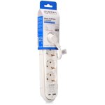 Rallonge avec 4 prises 2 p + t schuko, avec interrupteur, 2 usb a + c, 16 a 250 v, câble h05vv - f, 3g1, ... Rallonge avec 4 prises 2 p + t schuko, avec interrupteur, 2 usb a + c, 16 a 250 v, câble h05vv - f, 3g1, ...