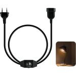 [jamais utilis�]rallonge europ�enne 100 cm lampes led, fiche plate europ�enne, intensit� variable en ...