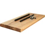 Pier import - rallonge pour les tables en chne huil bords naturels 300 cm palerme (50 cm)
