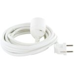 Rallonge + usb - c 5m - blanc - chacon