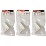 Ram - lot de 3 supports � visser pour radiateur en fonte type rideau - longueur axe 55 mm - longueur ...