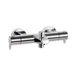 Ramon soler - mitigeur thermostatique bain - douche chrom blautherm avec inverseur, cartouche c3