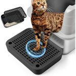 Rampe d'acc�s pour bac � liti�re, marchepied pour chat, pelle � liti�re avec filtre et pieds en caoutchouc ...