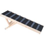 Mophorn - rampe pliante pour chien , rampe en bois de 100 cm, rglable pour petits et grands chiens, ...