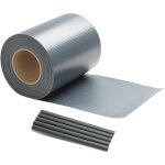 Randaco 1 rouleau de bandes brise - vue en pvc 50 m x 19 cm film brise - vue avec 40 clips de fixation ...